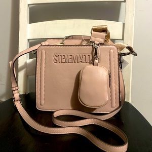 Brand NEW Steve Madden Pink Bevelyn Viral TikTok crossbody satchel bag pouch